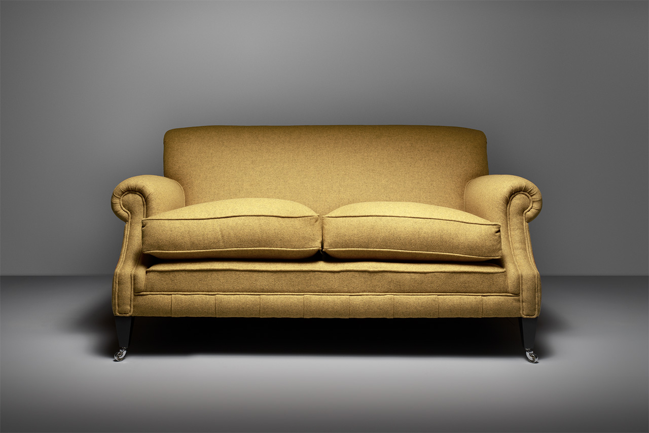 Yellow Wool Sofa