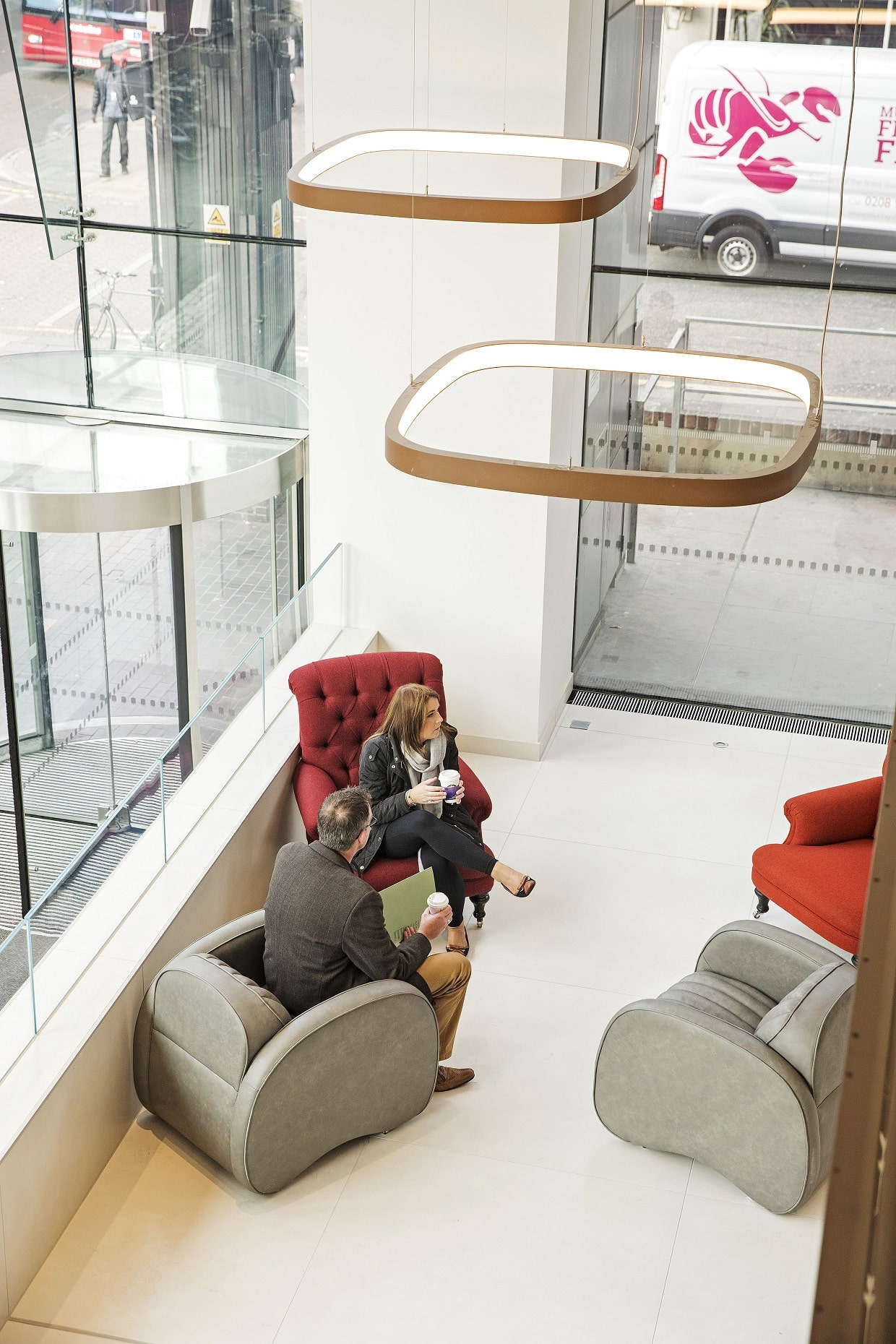 Chesterfield
  wingback chairs at Bourne Capital