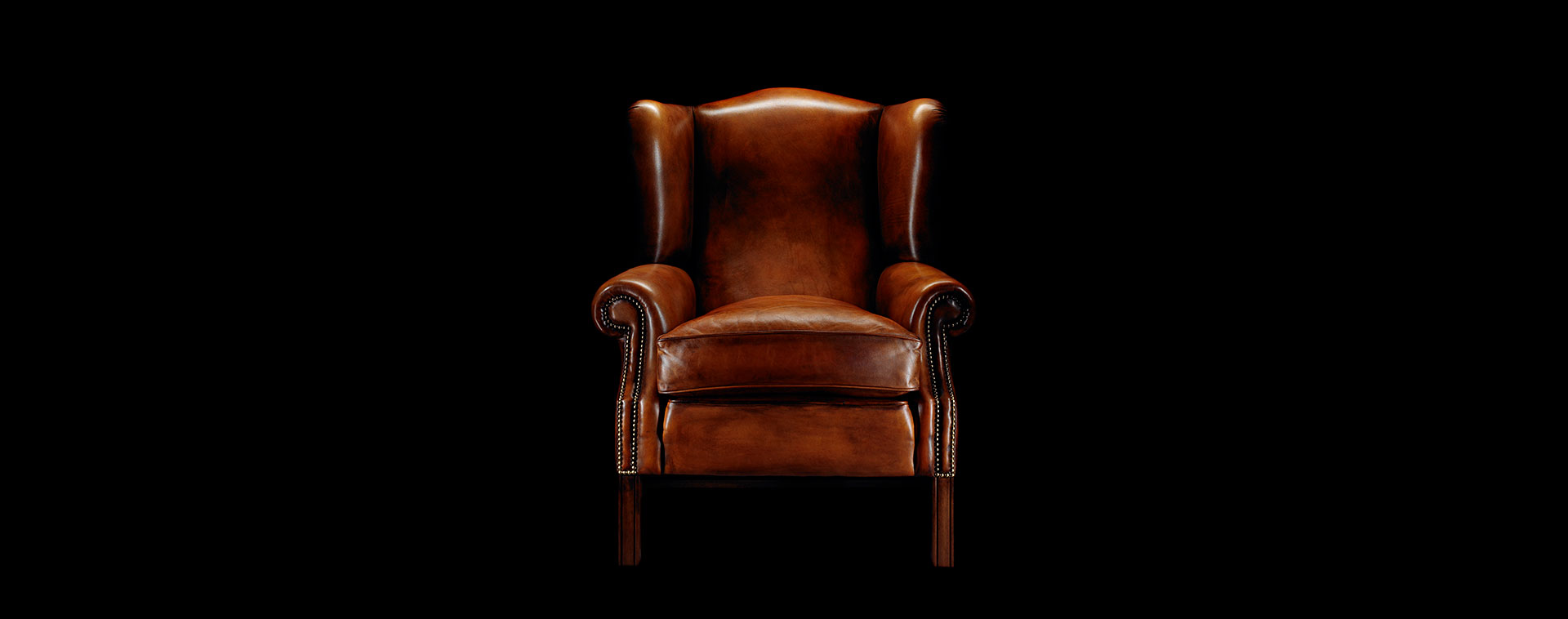 Henry Thoreau leather chair designed for comfort and support