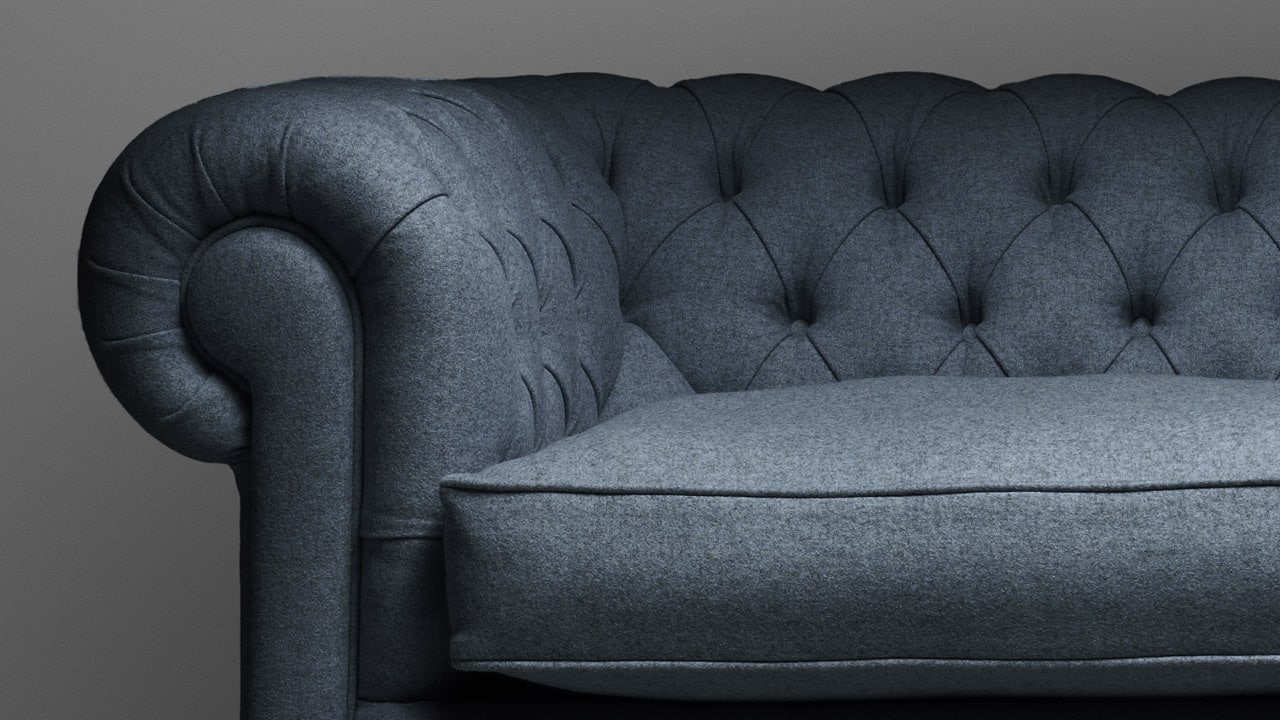 Cromwell Chesterfield Wool Sofa