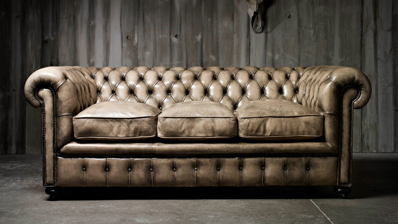 william Blake Leather chesterfield sofa