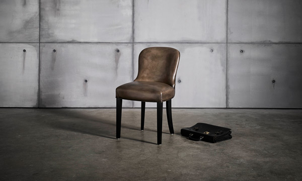 Full Grain Leather dining chair