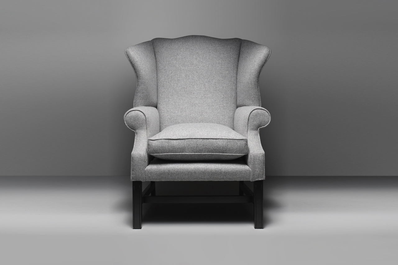 Samuel Johnson deep seated chair with supportive backrest