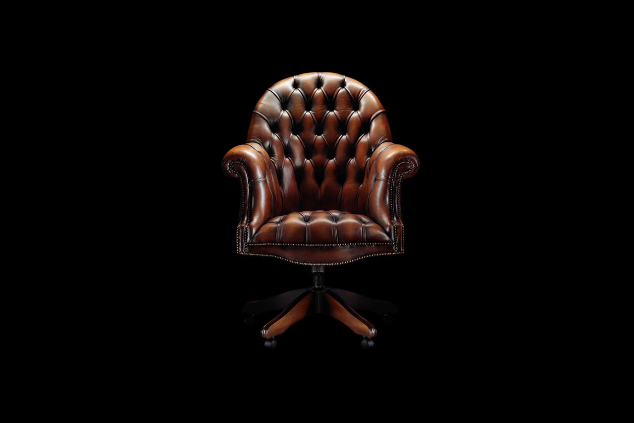 Earl ample sized leather chesterfield chair promising elevated comfort