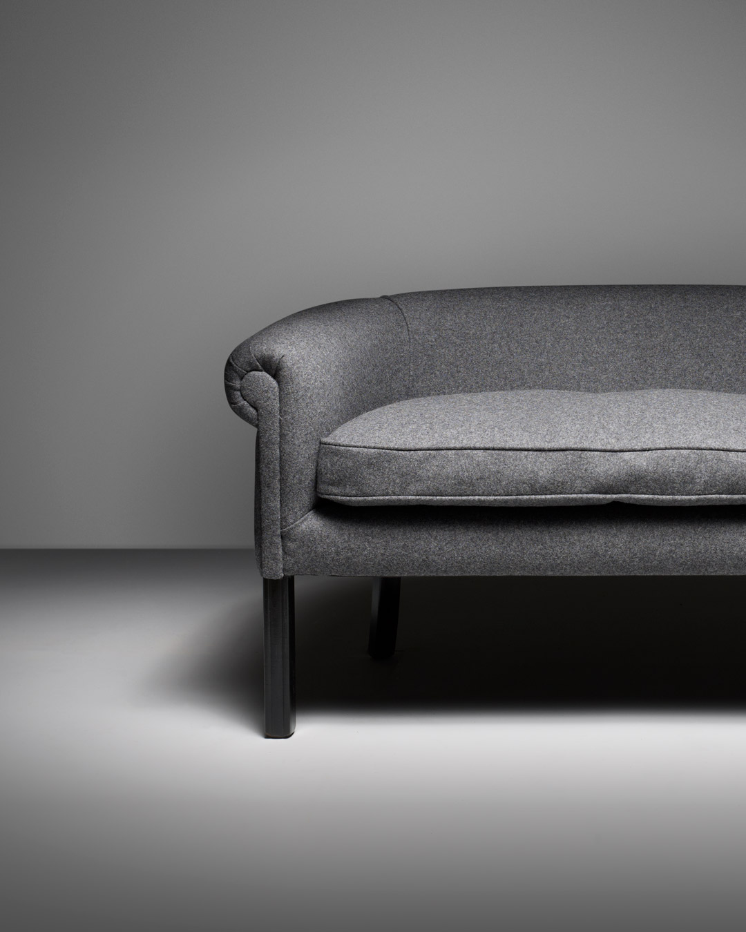 compact lamb wool sofa