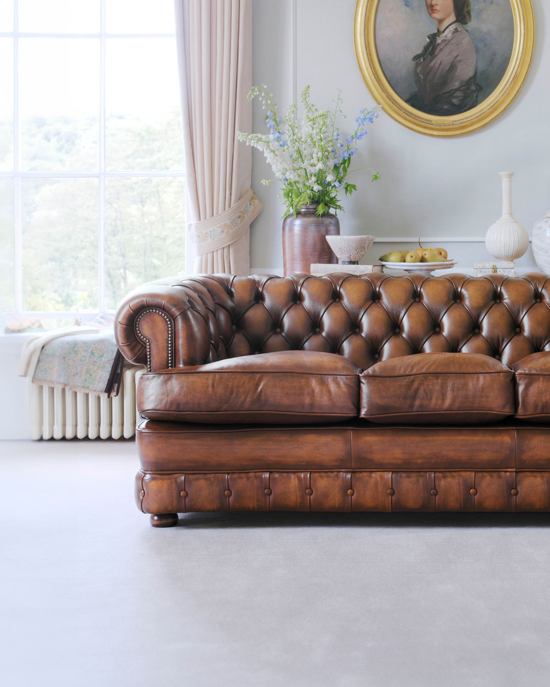 Edward 3 seater Chesterfield sofa