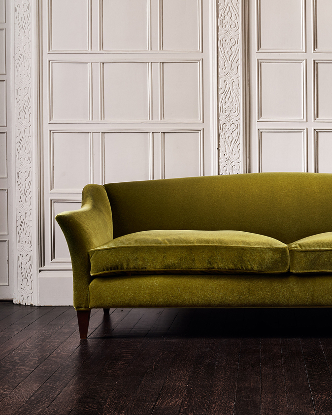 Hepburn Mohair 3 seater sofa